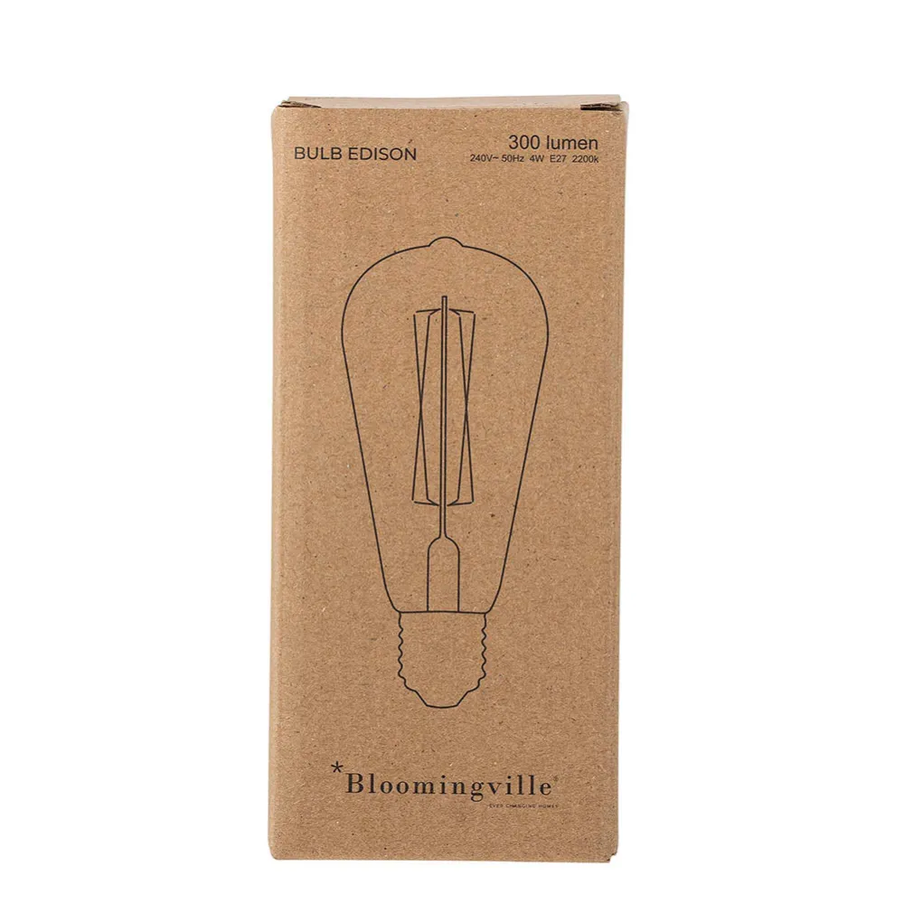 Lyspære Edison LED Bulb – Klar | Bloomingville