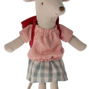Maileg - Tricycle Mouse, Big Sister - Red