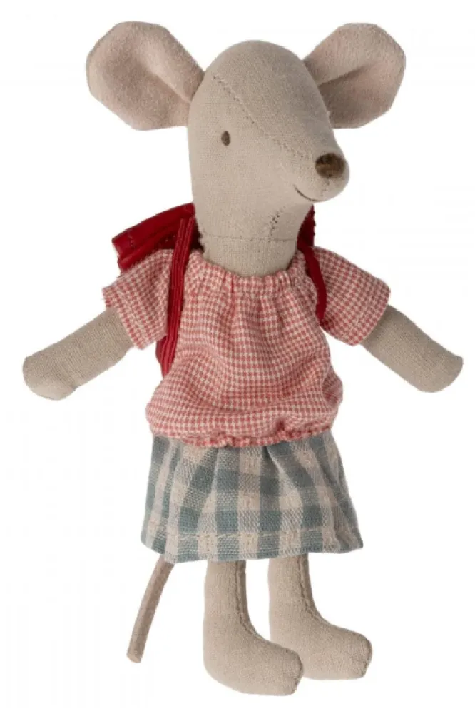 Maileg - Tricycle Mouse, Big Sister - Red