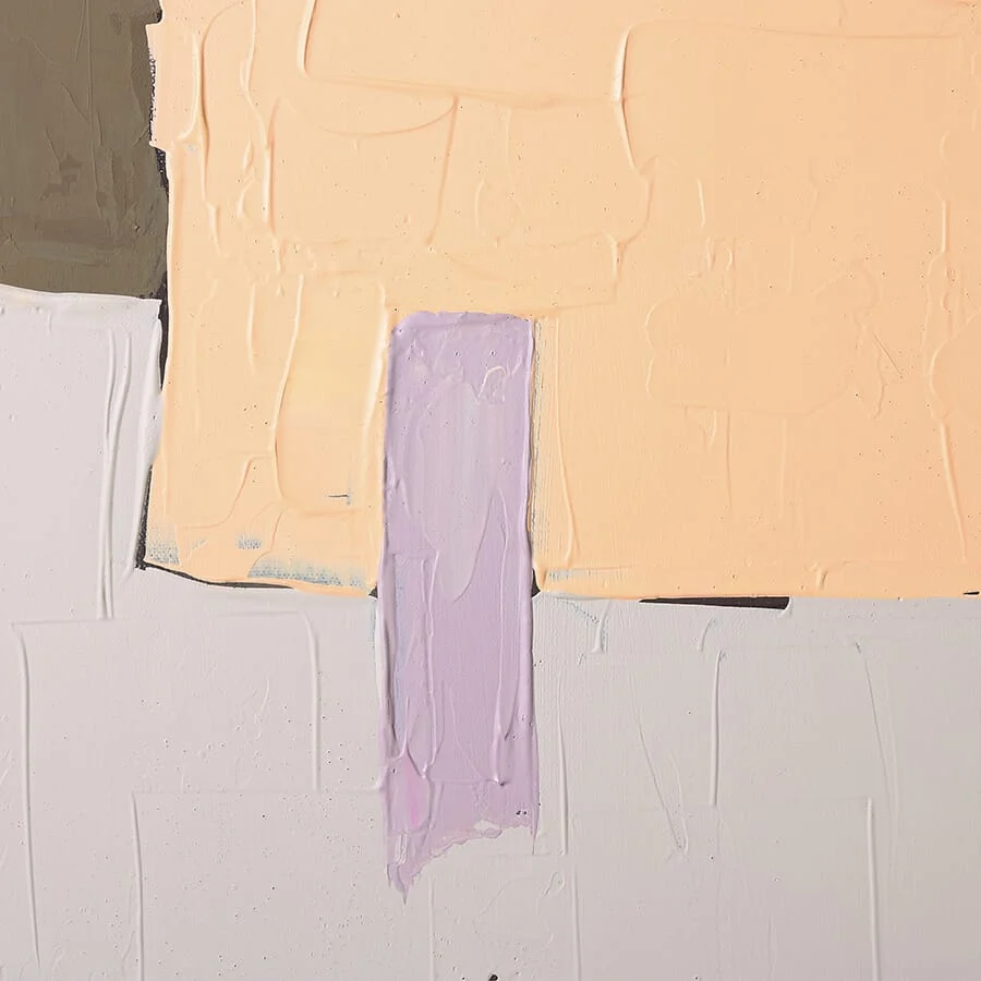 Maleri Abstract Mustard/Nude 100x120