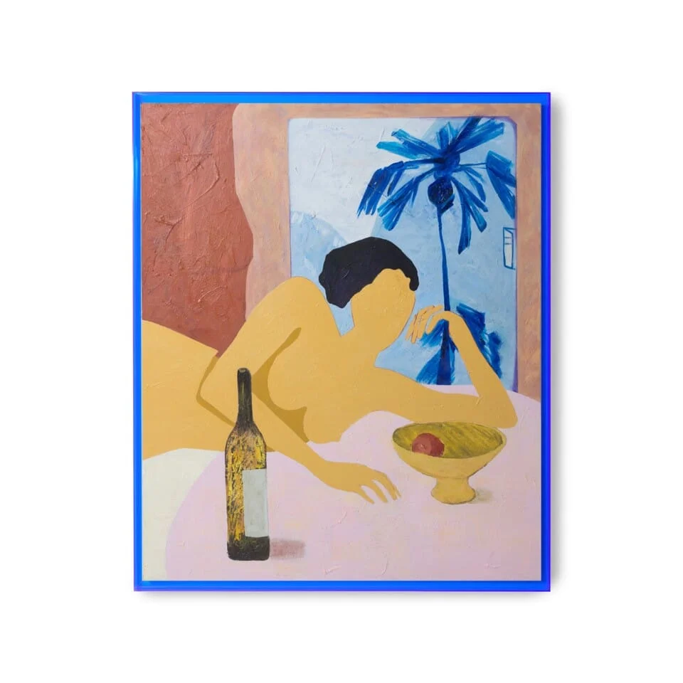 Maleri Catch my drift 107x127