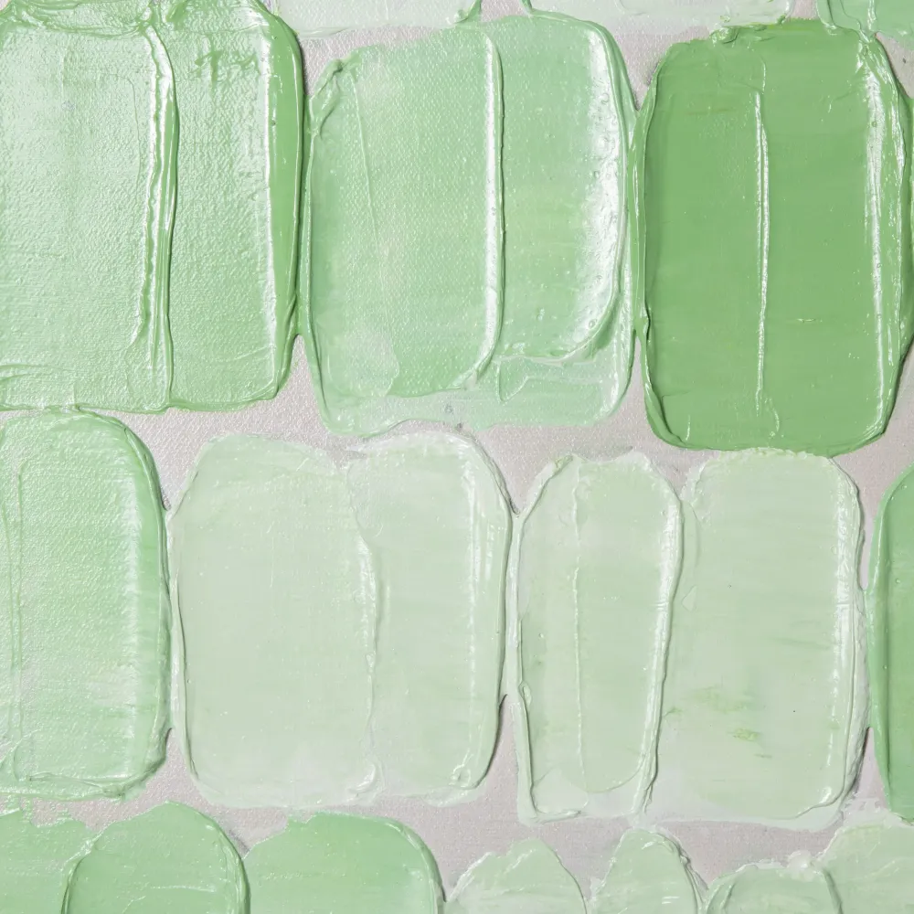 Maleri Green Palette Abstract 75x100