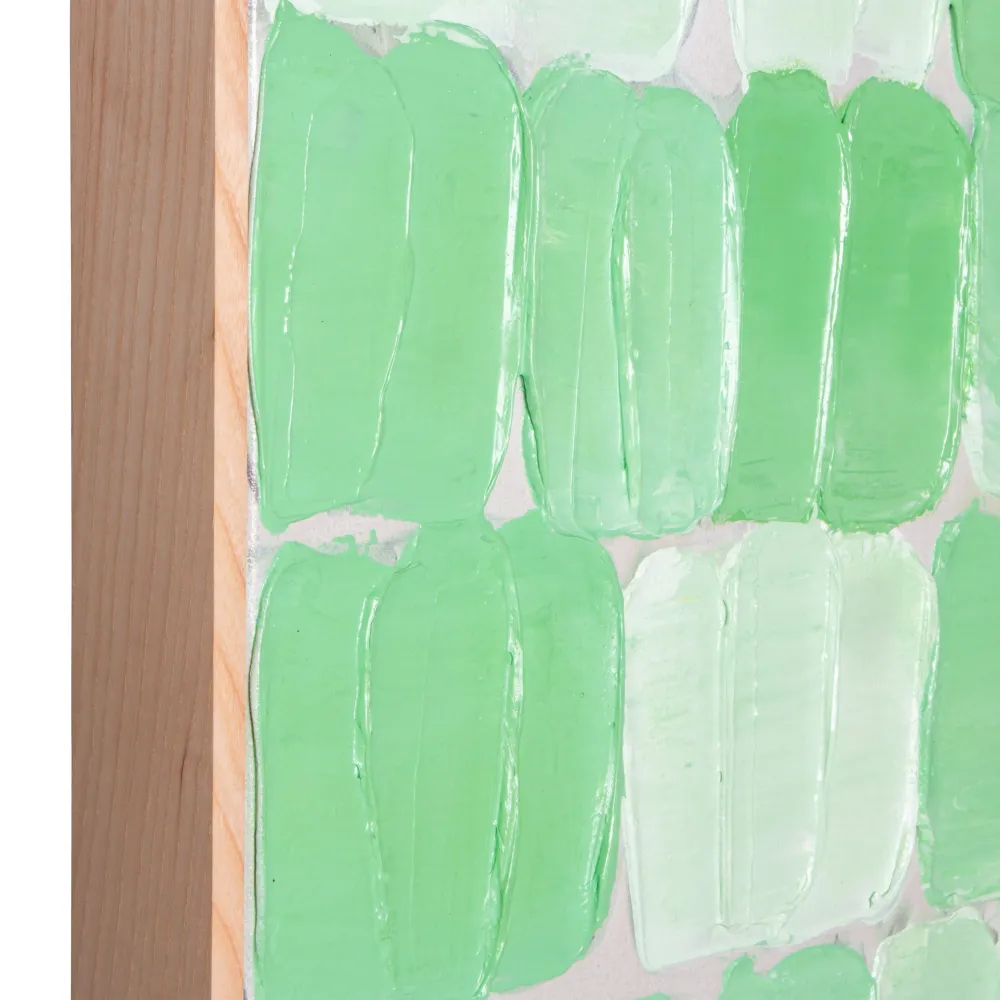 Maleri Green Palette Abstract 75x100