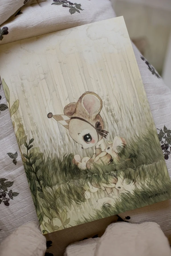 Mrs Mighetto Plakat Mr Morris 21X30