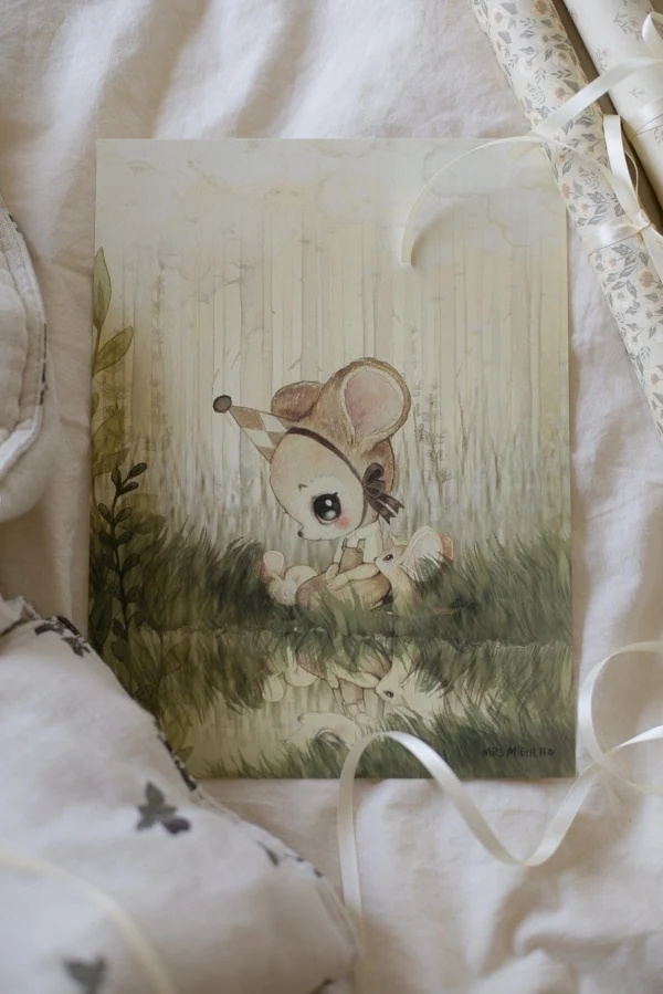 Mrs Mighetto Plakat Mr Morris 21X30