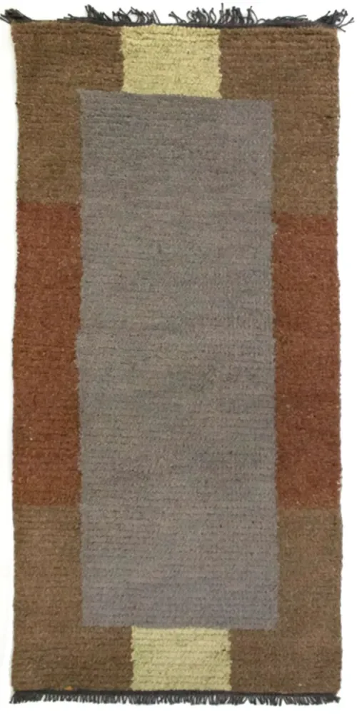 Nepal teppe - 140 x 70 cm - grå