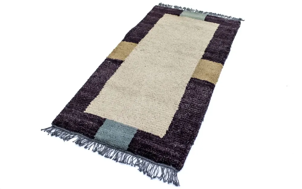 Nepal teppe - 140 x 70 cm - beige