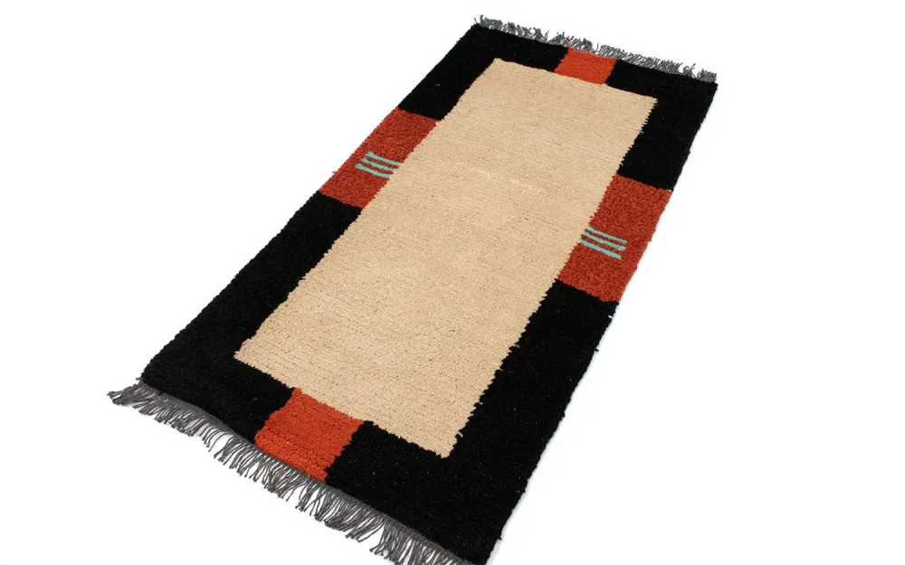 Nepal teppe - 140 x 70 cm - beige
