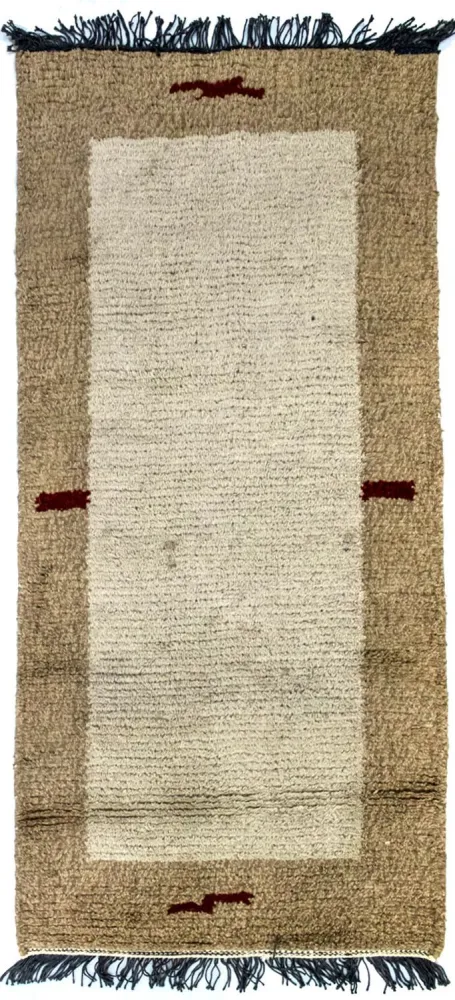 Nepal teppe - 140 x 70 cm - beige