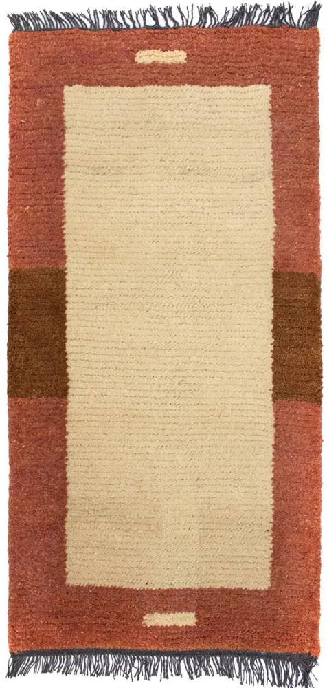 Nepal teppe - 140 x 70 cm - beige