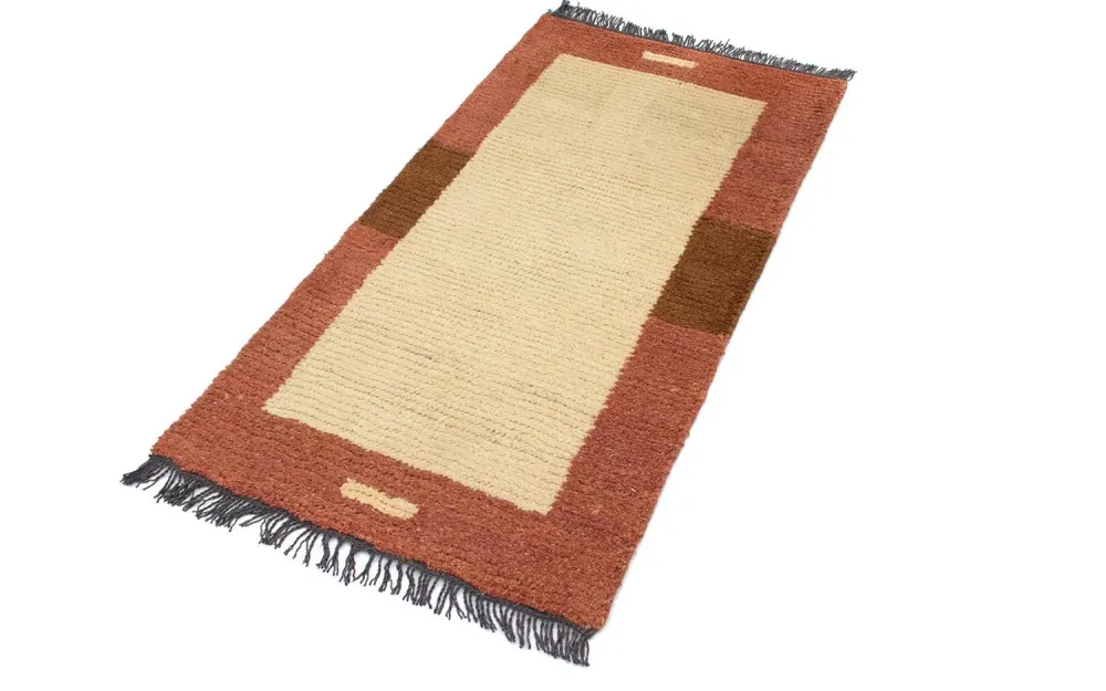Nepal teppe - 140 x 70 cm - beige