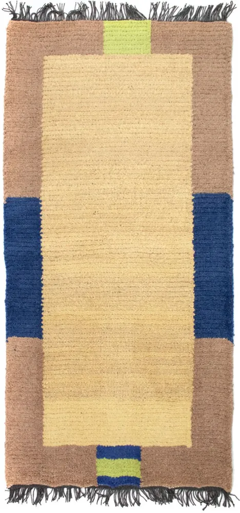 Nepal teppe - 140 x 70 cm - beige