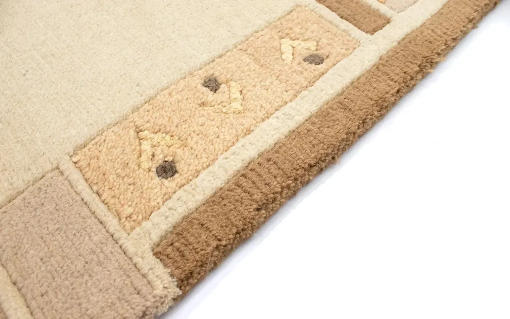Nepal teppe - 140 x 70 cm - beige