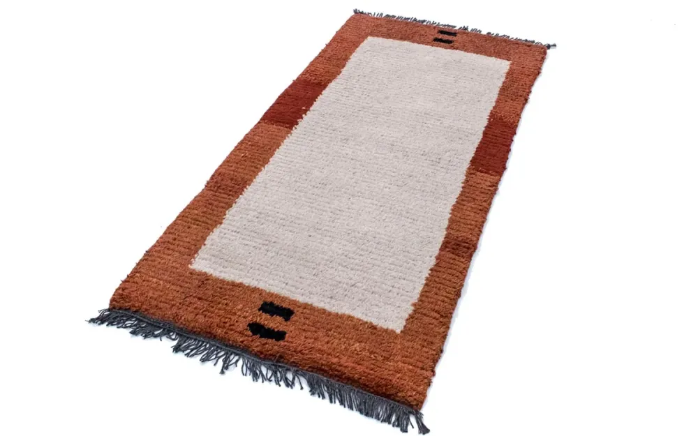 Nepal teppe - 140 x 70 cm - beige