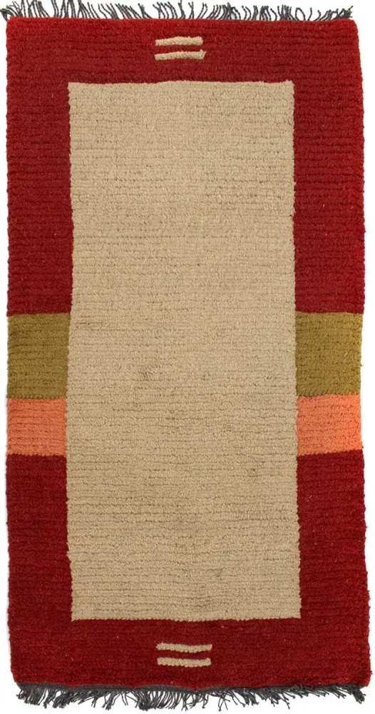 Nepal teppe - 140 x 70 cm - beige