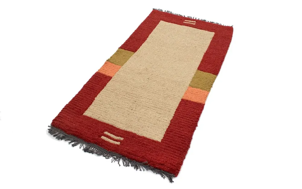 Nepal teppe - 140 x 70 cm - beige