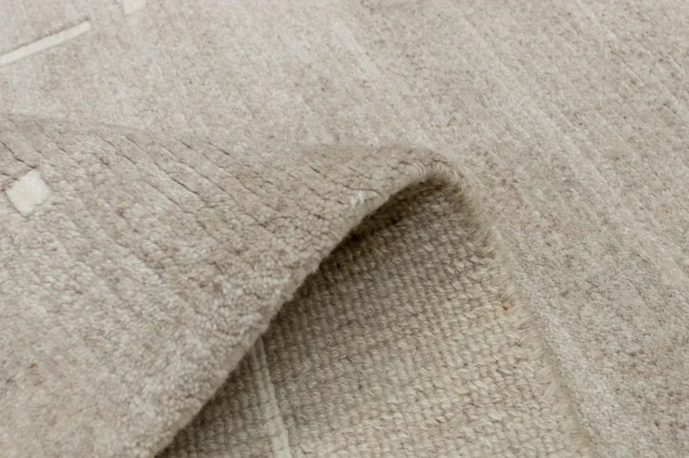 Nepal teppe - 140 x 70 cm - beige