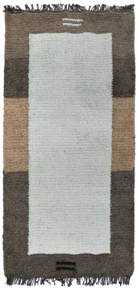 Nepal teppe - 140 x 70 cm - beige