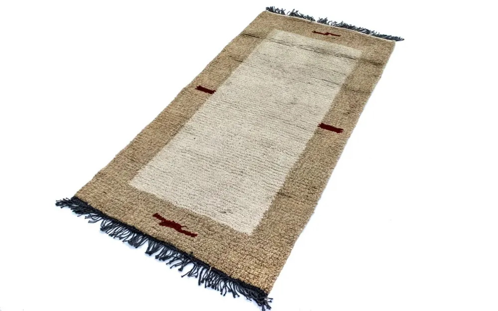 Nepal teppe - 140 x 70 cm - beige
