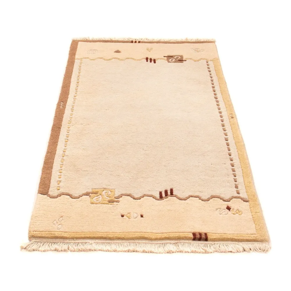 Nepal teppe - 140 x 70 cm - beige