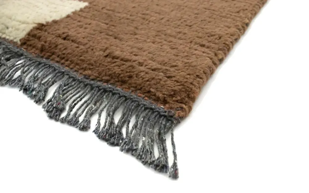 Nepal teppe - 140 x 70 cm - brun
