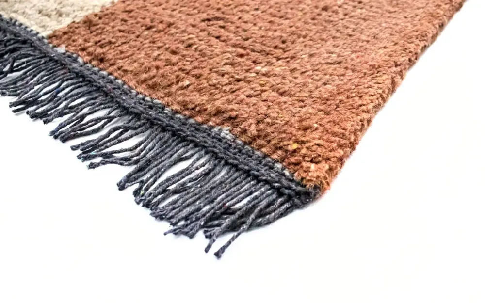 Nepal teppe - 140 x 70 cm - brun