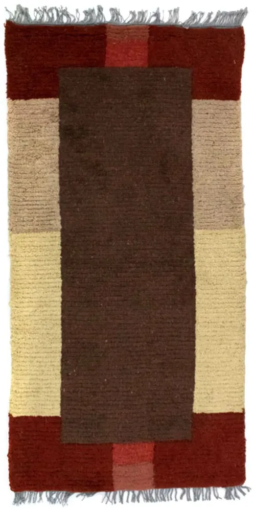 Nepal teppe - 140 x 70 cm - brun