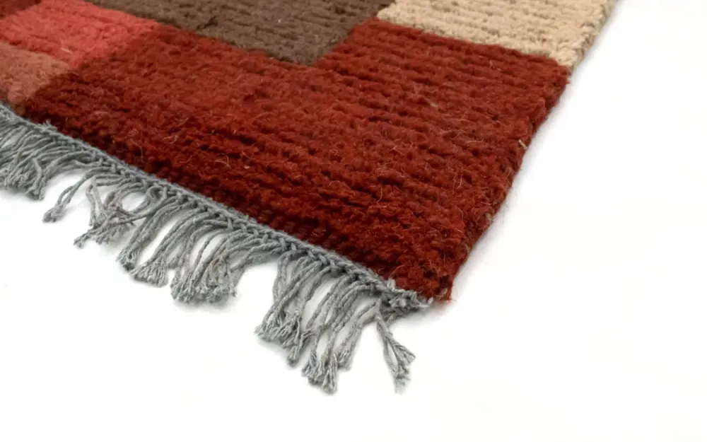Nepal teppe - 140 x 70 cm - brun