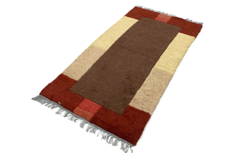 Nepal teppe - 140 x 70 cm - brun