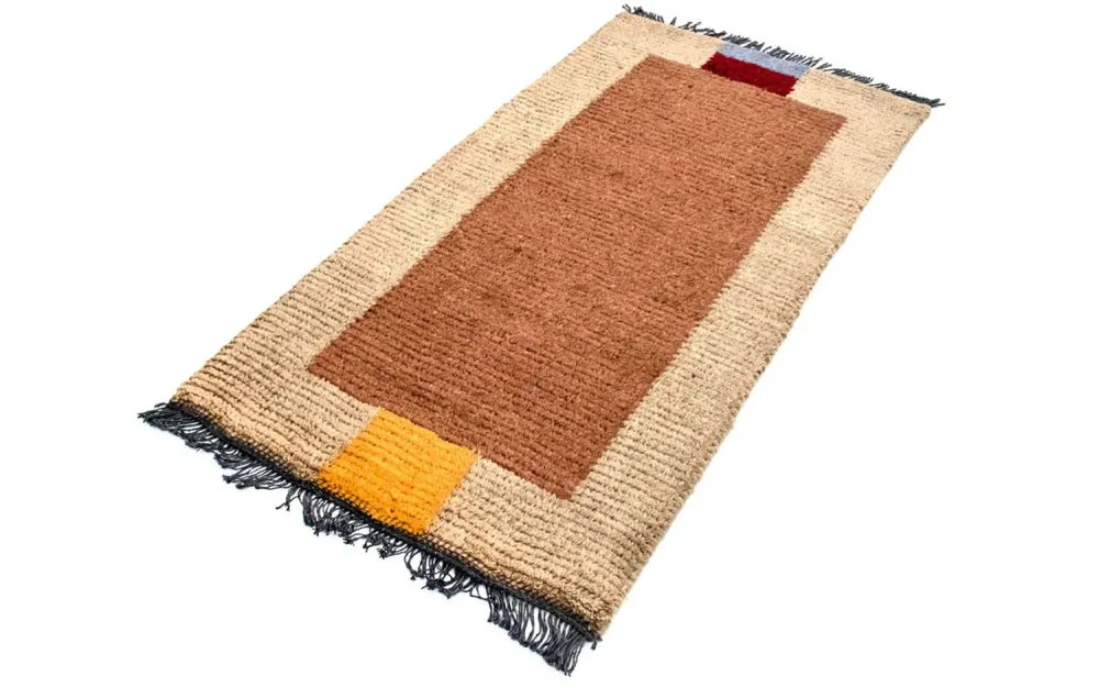 Nepal teppe - 140 x 70 cm - brun