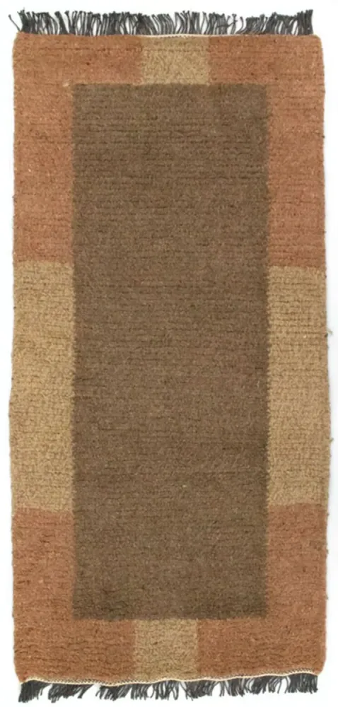 Nepal teppe - 140 x 70 cm - brun