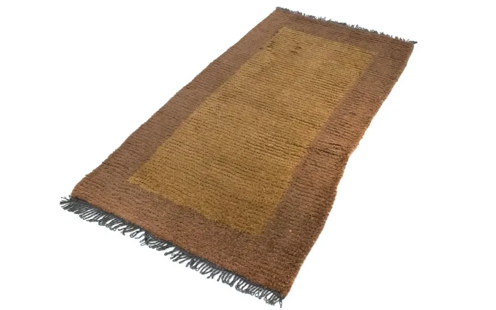 Nepal teppe - 140 x 70 cm - brun