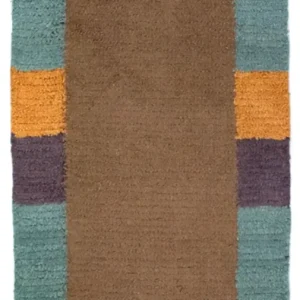 Nepal teppe - 140 x 70 cm - brun