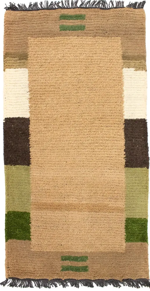 Nepal teppe - 140 x 70 cm - brun