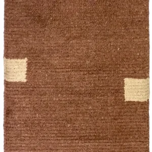 Nepal teppe - 140 x 70 cm - brun