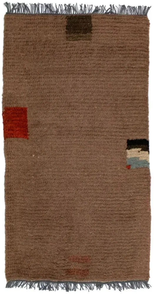 Nepal teppe - 140 x 70 cm - brun