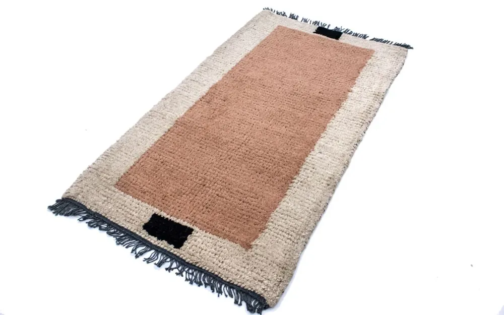 Nepal teppe - 140 x 70 cm - brun