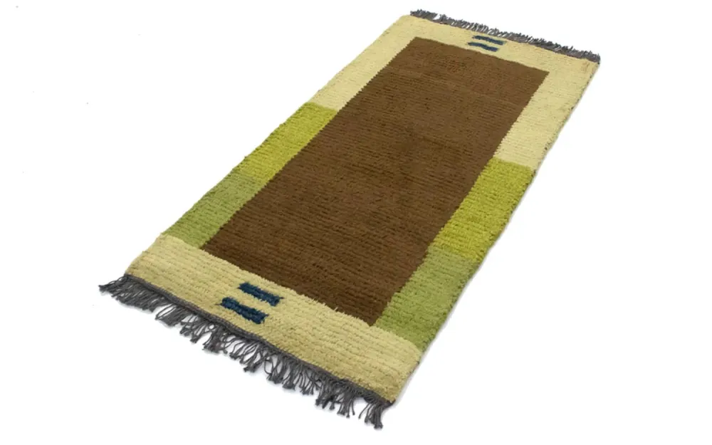 Nepal teppe - 140 x 70 cm - brun