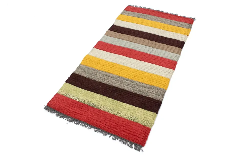 Nepal teppe - 140 x 70 cm - flerfarget