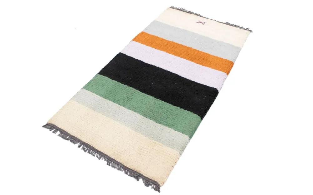 Nepal teppe - 140 x 70 cm - flerfarget