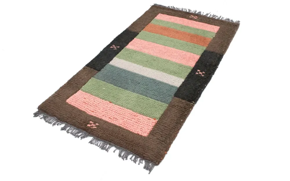 Nepal teppe - 140 x 70 cm - flerfarget
