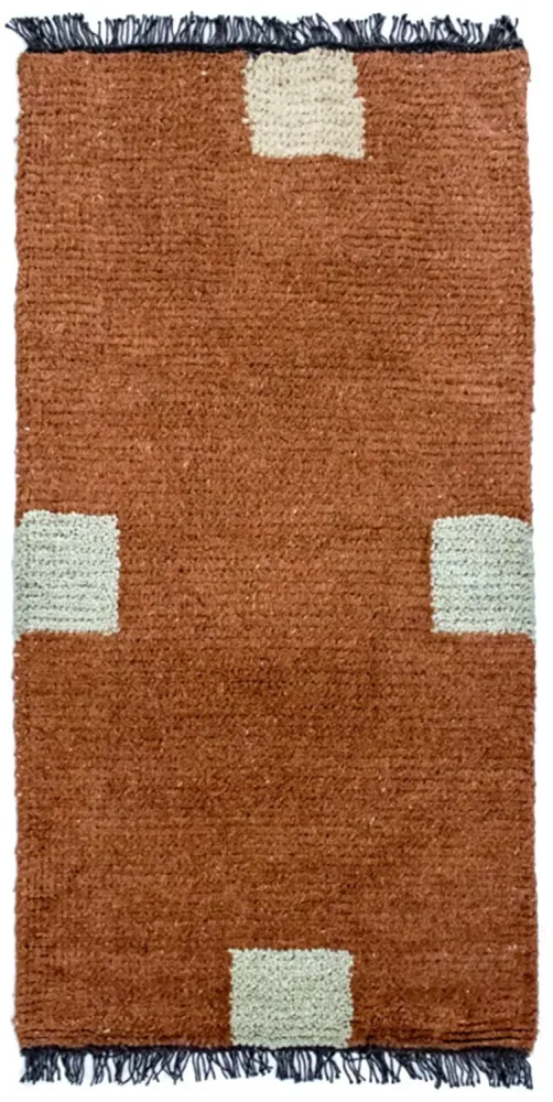 Nepal teppe - 140 x 70 cm - flerfarget