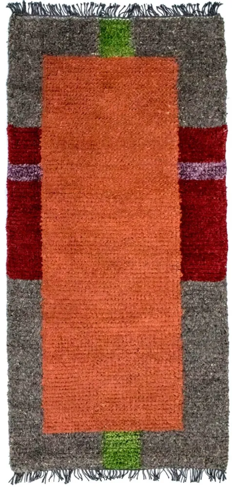 Nepal teppe - 140 x 70 cm - flerfarget