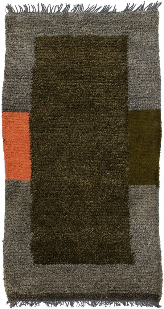 Nepal teppe - 140 x 70 cm - grønn