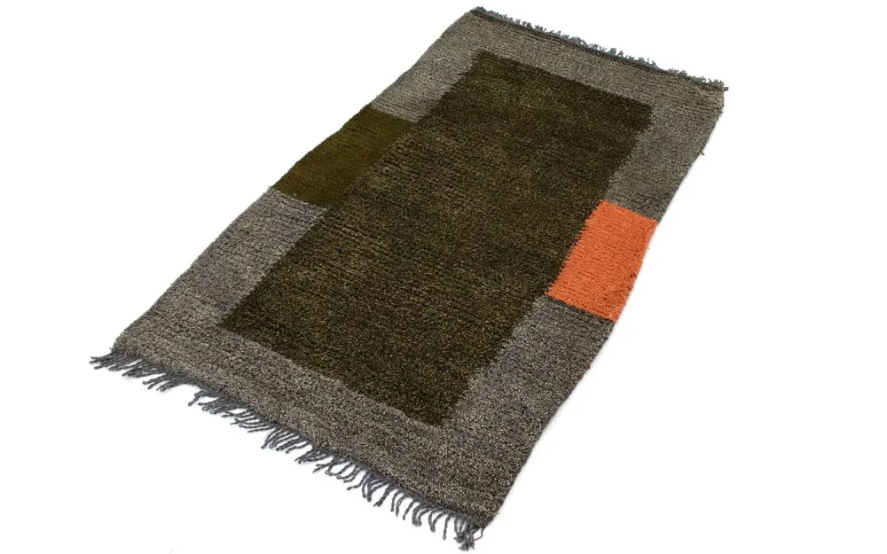 Nepal teppe - 140 x 70 cm - grønn
