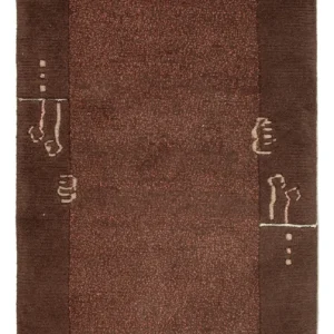 Nepal teppe - 140 x 70 cm - mørk beige