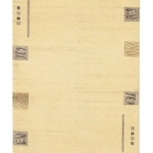 Nepal teppe - 160 x 90 cm - beige