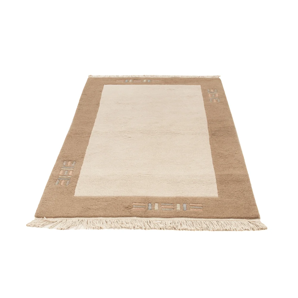 Nepal teppe - 160 x 90 cm - krem