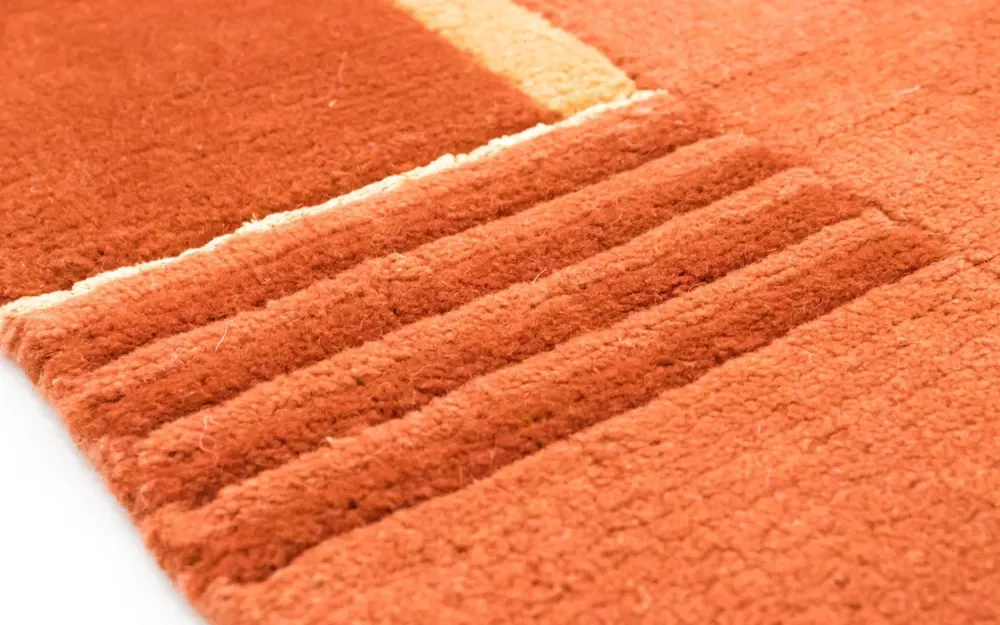 Nepal teppe - 238 x 170 cm - oransje