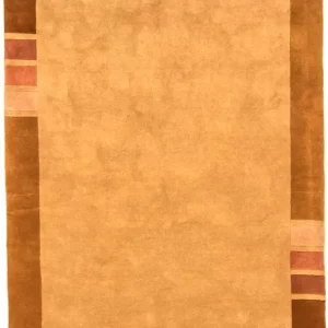 Nepal teppe - 238 x 177 cm - lysebrun